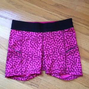 NWOT lululemon spandex shorts cheetah print